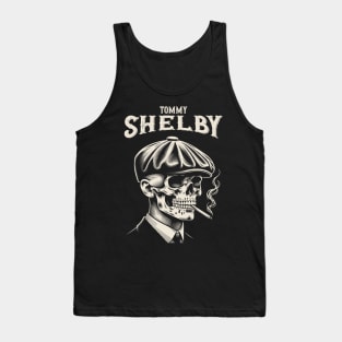 Skeleton doing smoking Tank Top